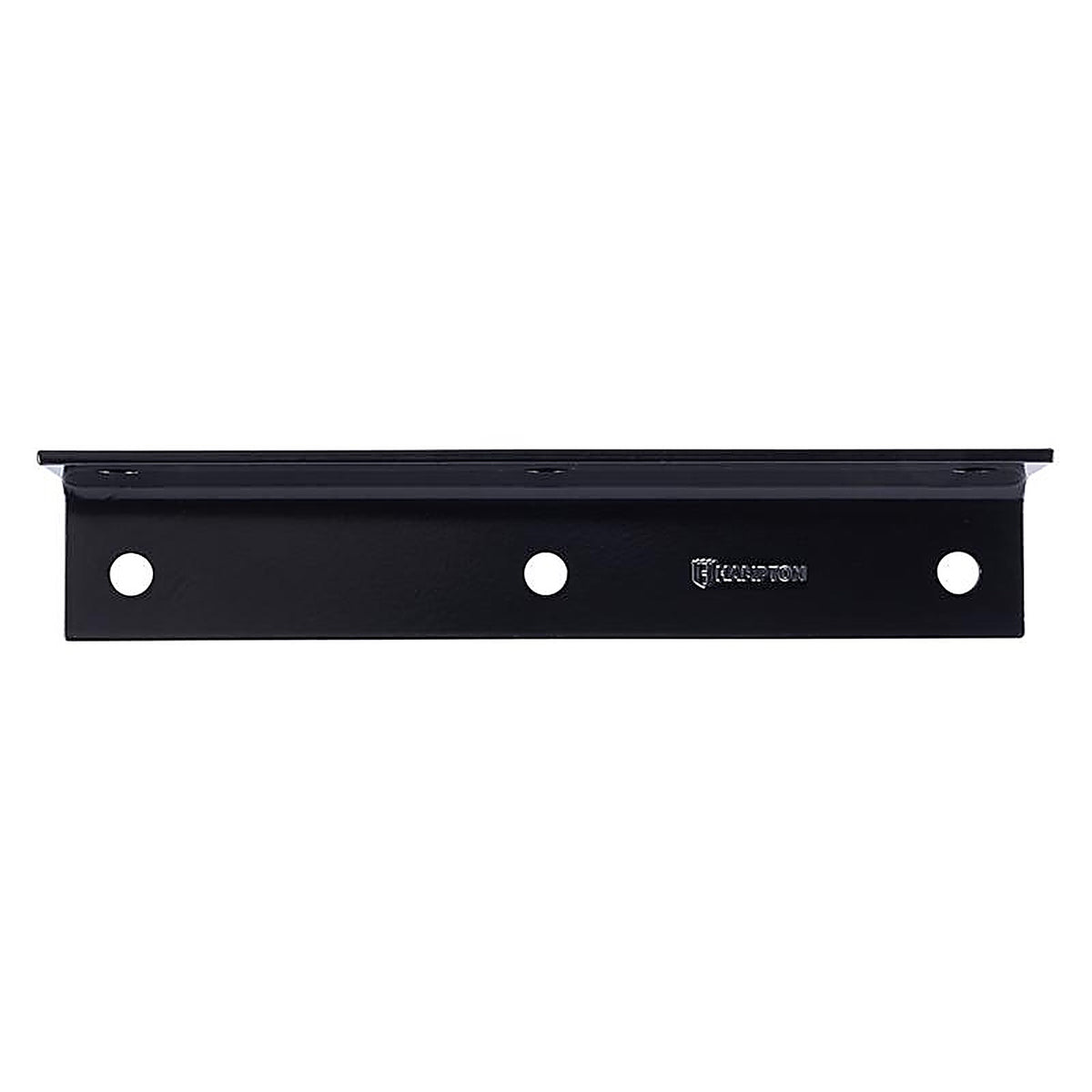 Hampton - 02-3405-413 - 1.6 in. H X 9 in. W X 1/8 in. D Black Steel Inside/Outside Corner Brace