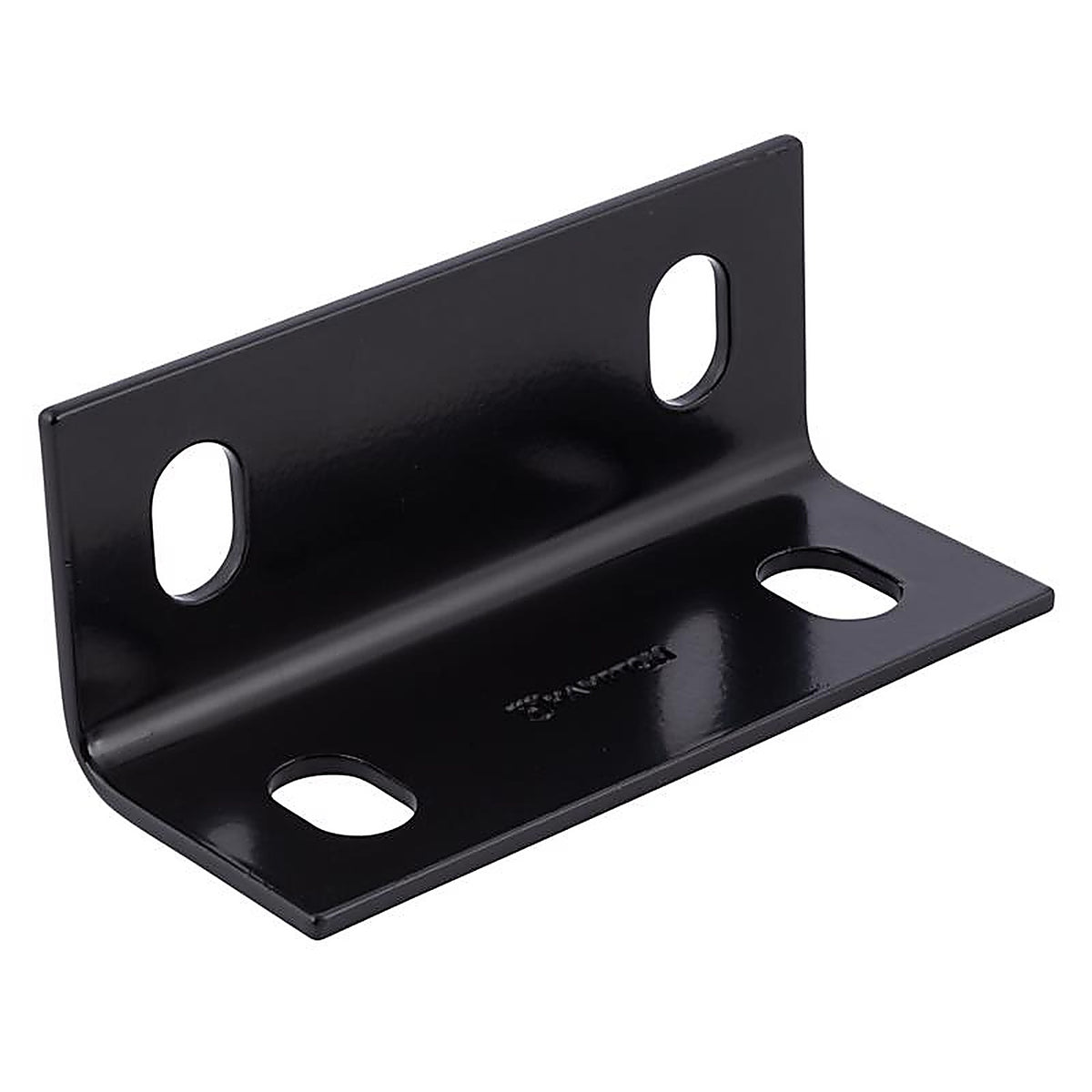 Hampton - 02-3405-416 - 2.09 in. H X 5 in. W X 1/8 in. D Black Steel Inside/Outside Corner Brace