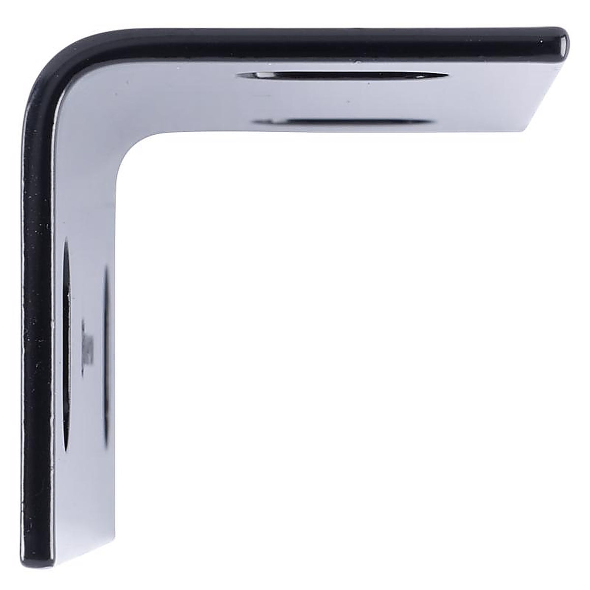 Hampton - 02-3405-416 - 2.09 in. H X 5 in. W X 1/8 in. D Black Steel Inside/Outside Corner Brace