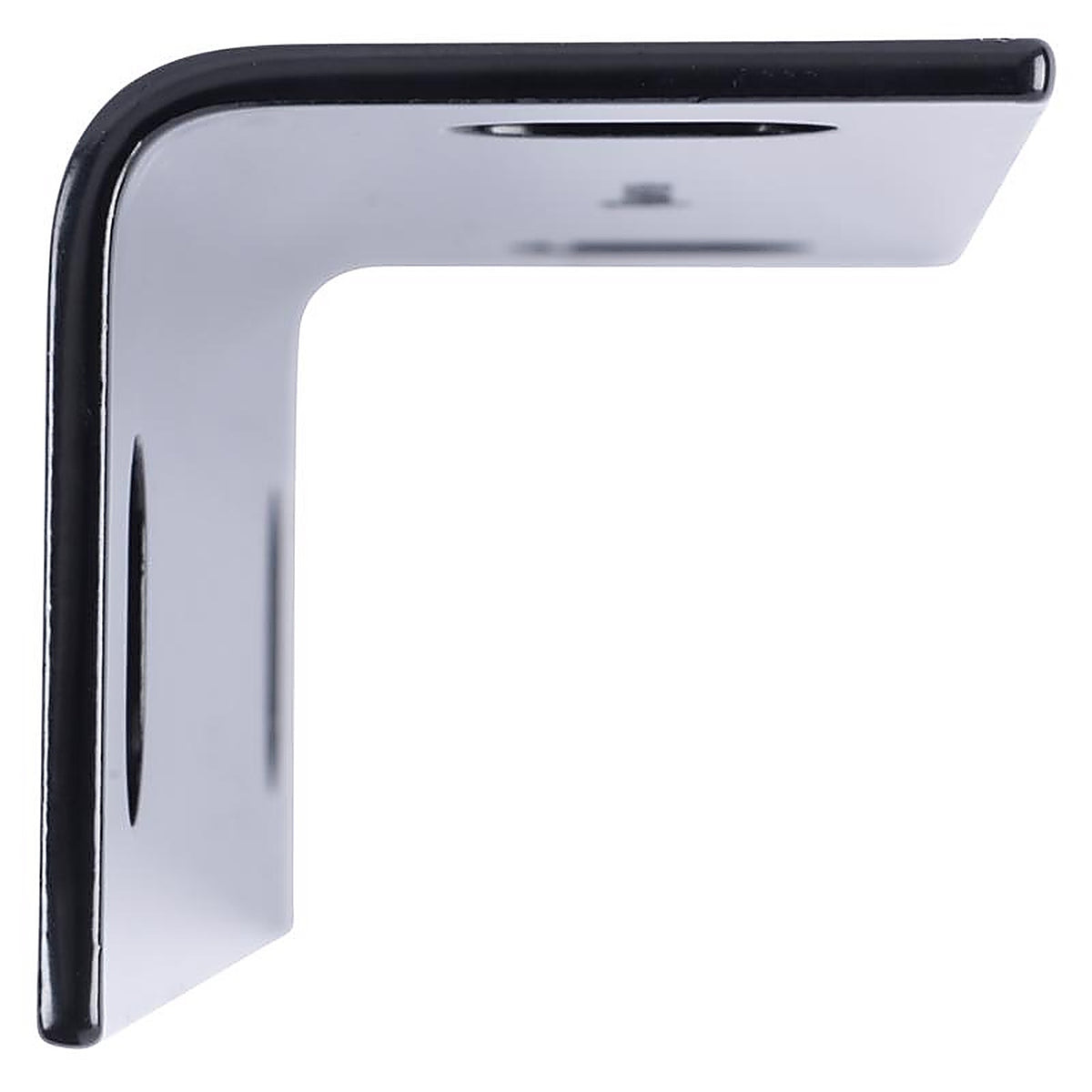 Hampton - 02-3405-419 - 7 in. H X 2.10 in. W X 1/8 in. D Black Steel Inside/Outside Corner Brace