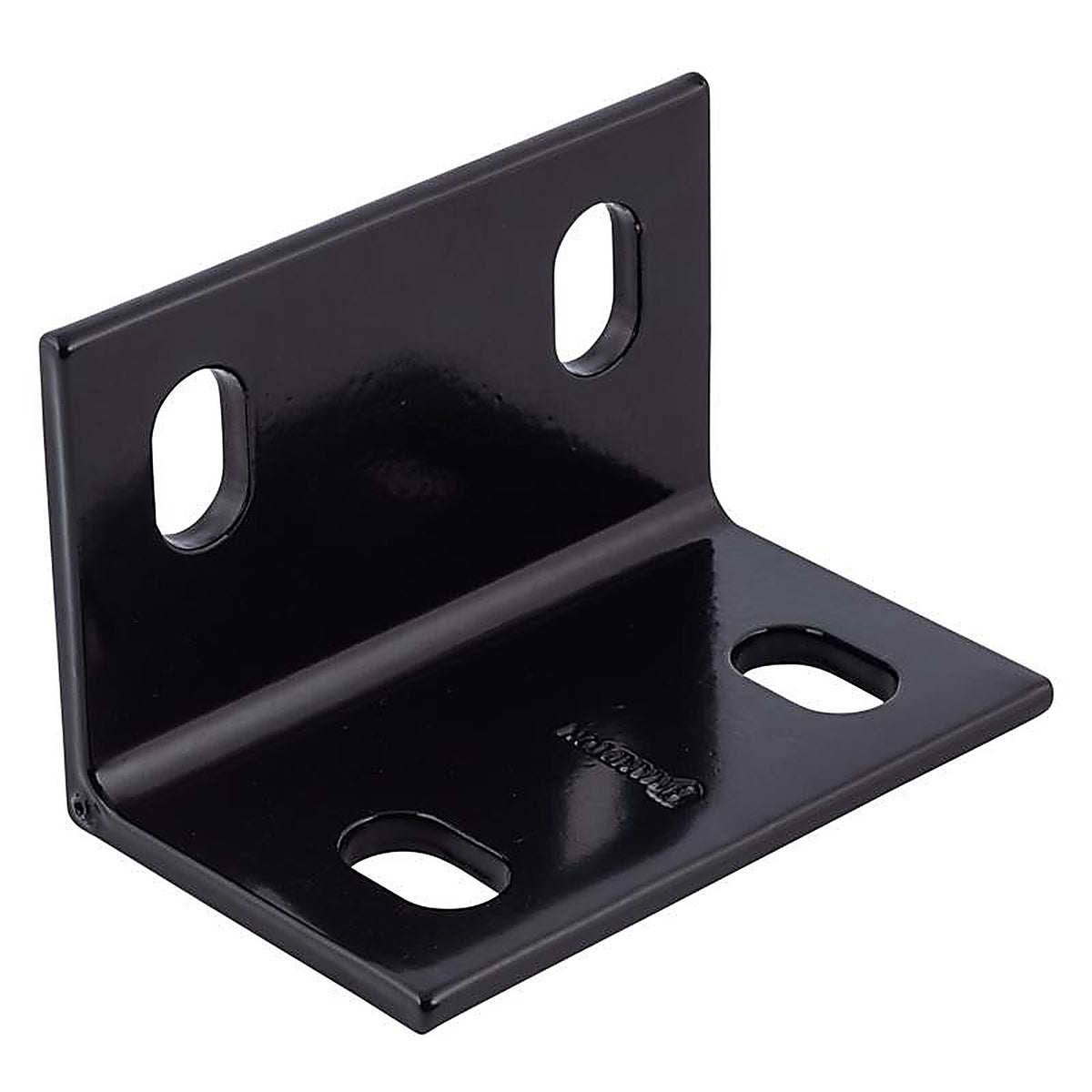 Hampton - 02-3405-428 - 4.62 in. H X 3 in. W X 1/4 in. D Black Steel Inside/Outside Brace