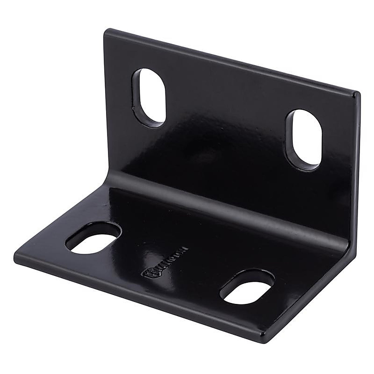 Hampton - 02-3405-428 - 4.62 in. H X 3 in. W X 1/4 in. D Black Steel Inside/Outside Brace