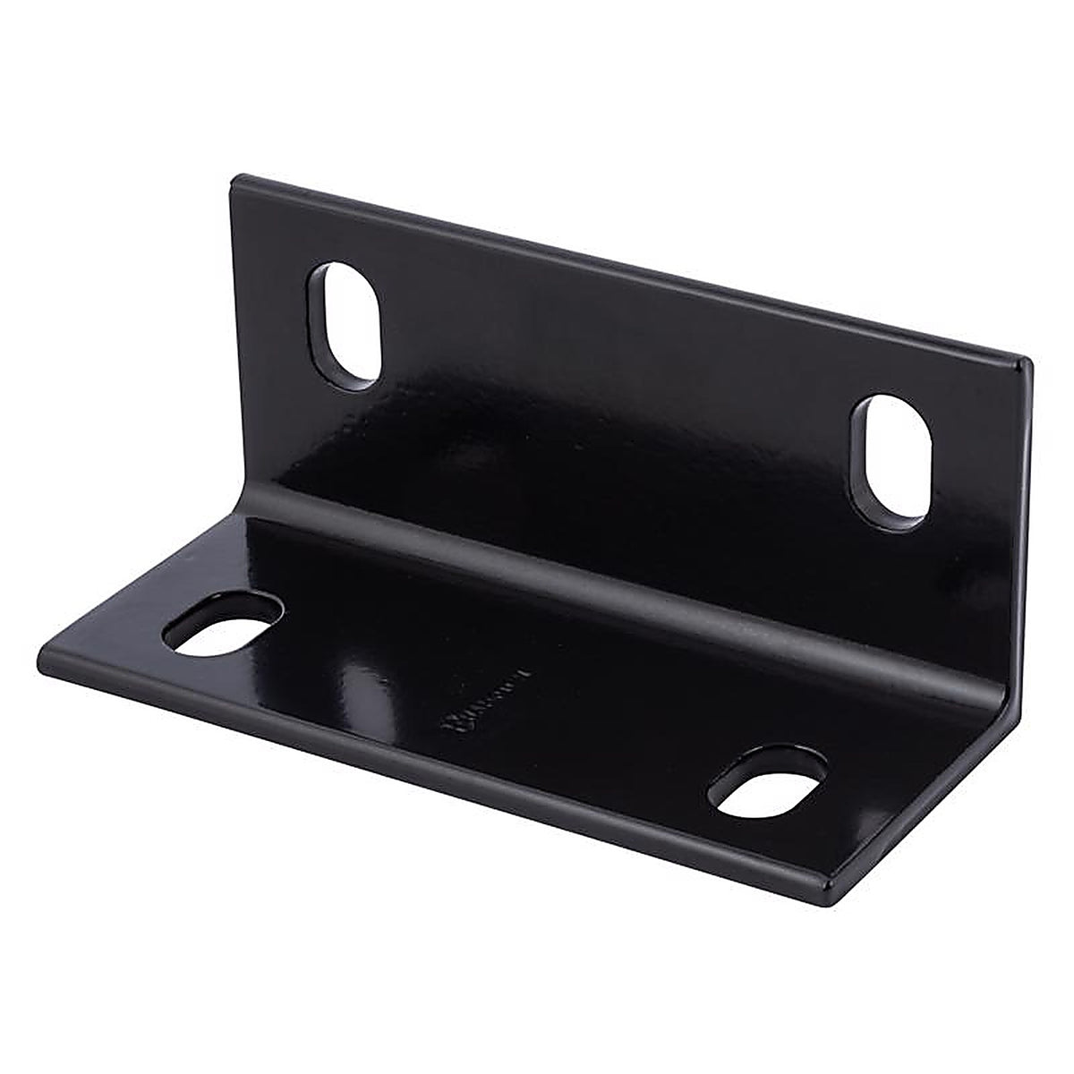 Hampton - 02-3405-434 - 6.62 in. H X 3 in. W X 1/4 in. D Black Steel Inside/Outside Corner Brace