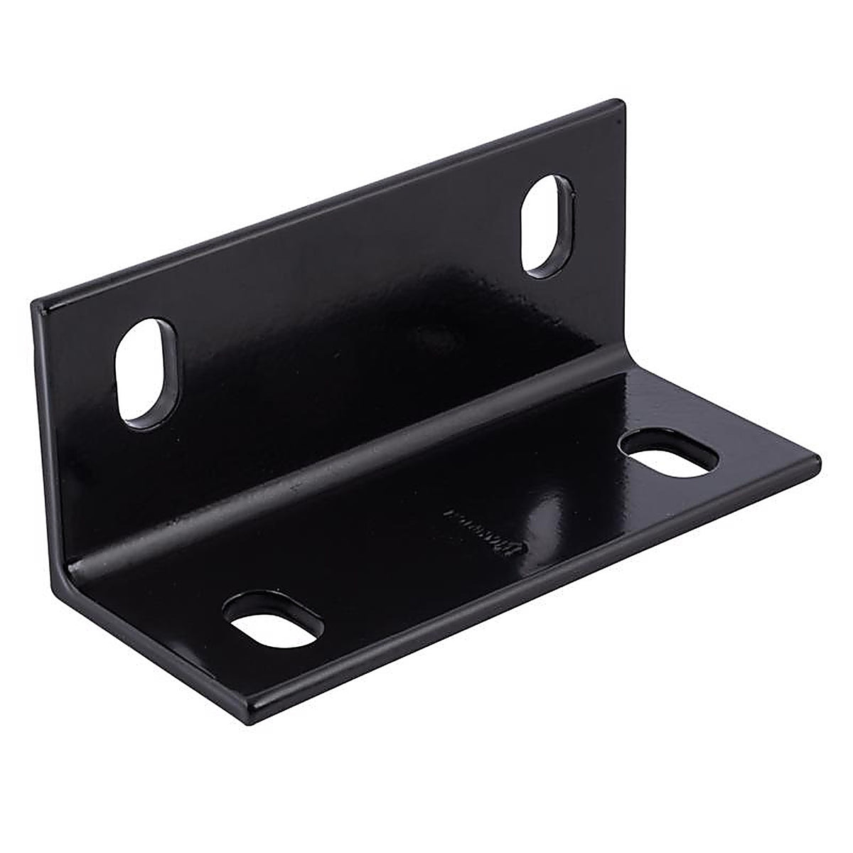 Hampton - 02-3405-434 - 6.62 in. H X 3 in. W X 1/4 in. D Black Steel Inside/Outside Corner Brace