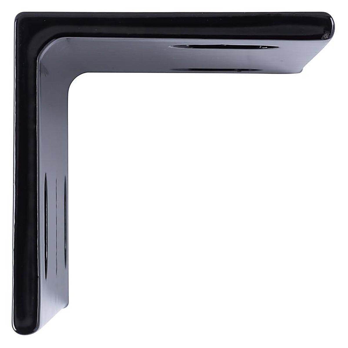 Hampton - 02-3405-434 - 6.62 in. H X 3 in. W X 1/4 in. D Black Steel Inside/Outside Corner Brace