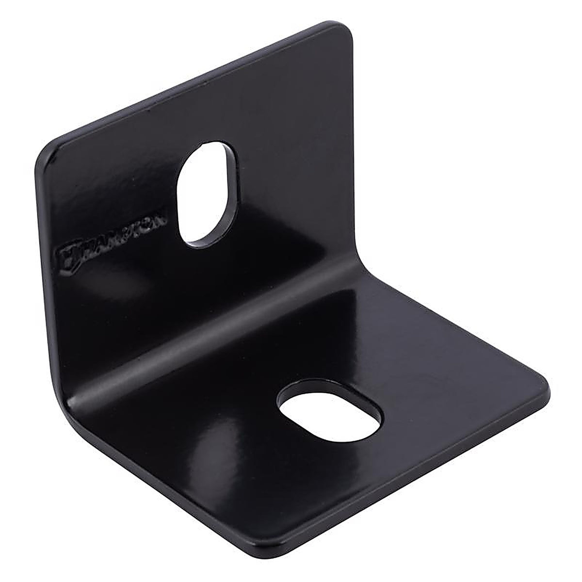 Hampton - 02-3405-105 - 2.40 in. H X 2.40 in. W X 1/8 in. D Black Steel Inside/Outside Square Corner Brace