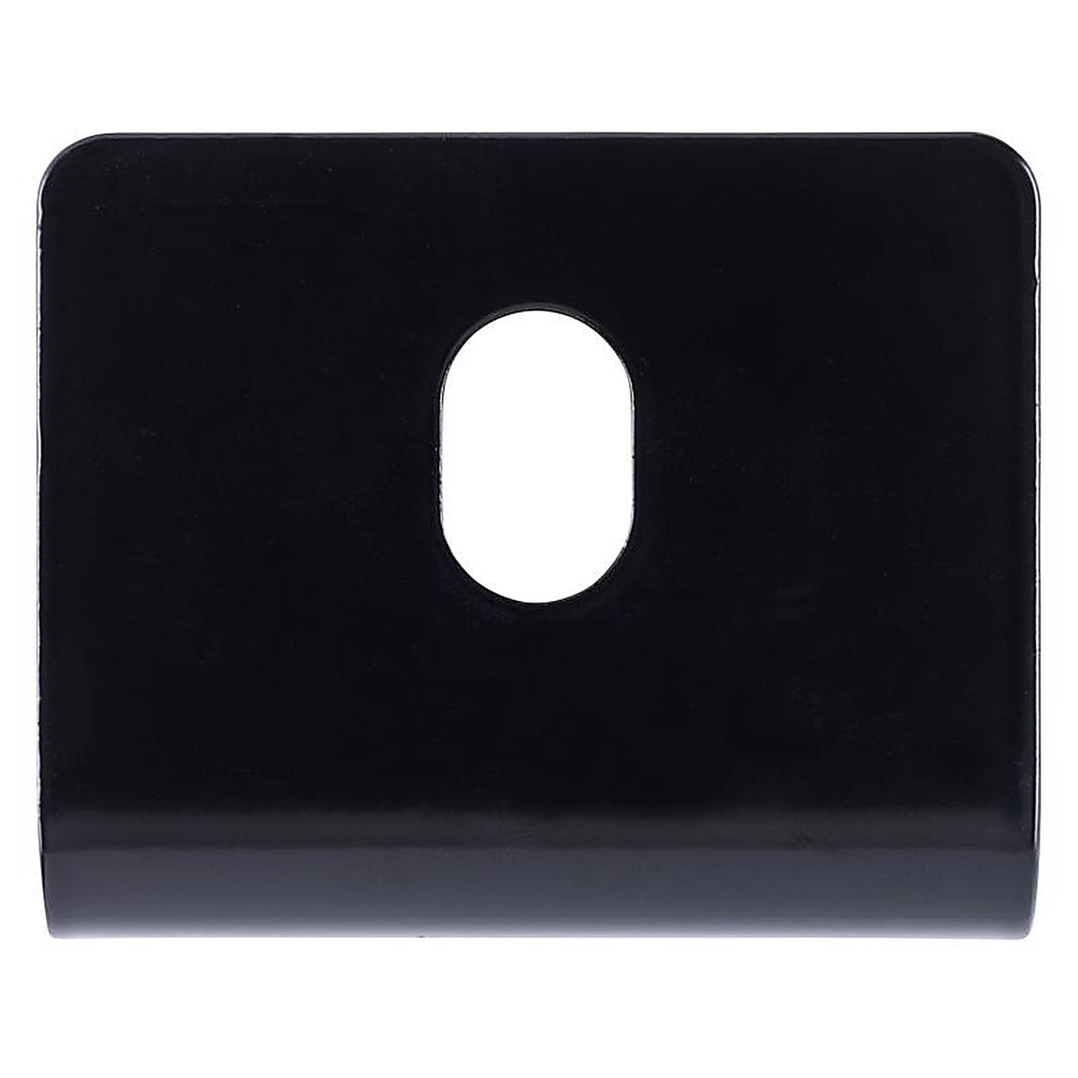 Hampton - 02-3405-105 - 2.40 in. H X 2.40 in. W X 1/8 in. D Black Steel Inside/Outside Square Corner Brace
