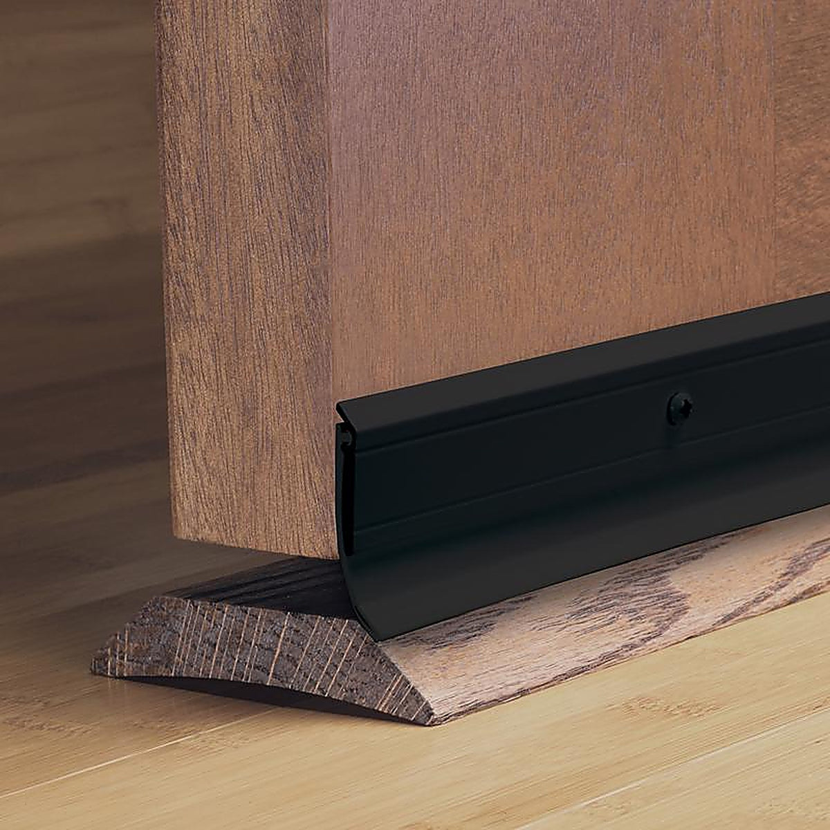 M-D - 11820 - Black Aluminum/Vinyl Sweep For Doors 36 in. L X 0.25 in.