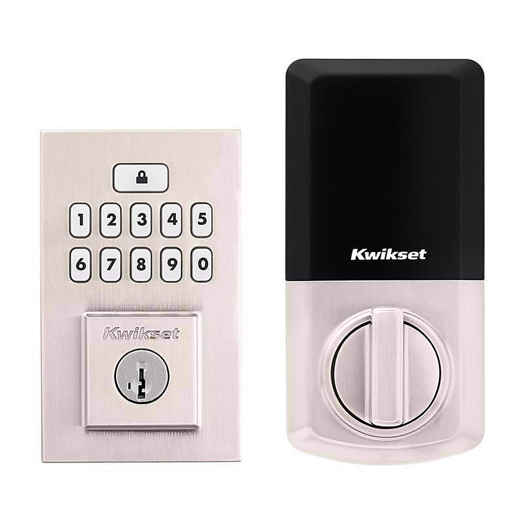 Kwikset - 992600-004 - SmartCode Satin Nickel Metal Electronic Deadbolt
