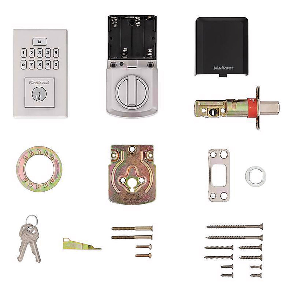 Kwikset - 992600-004 - SmartCode Satin Nickel Metal Electronic Deadbolt