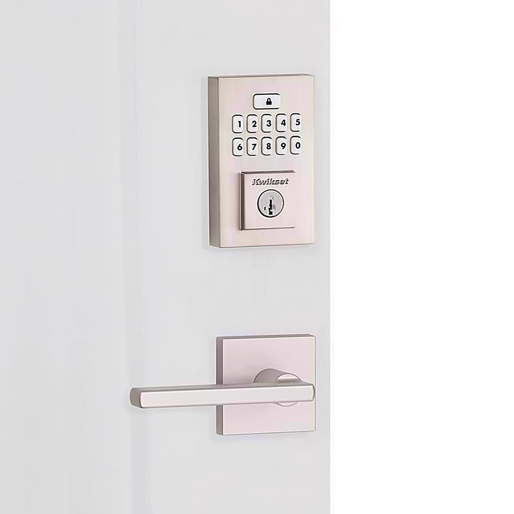 Kwikset - 992600-004 - SmartCode Satin Nickel Metal Electronic Deadbolt