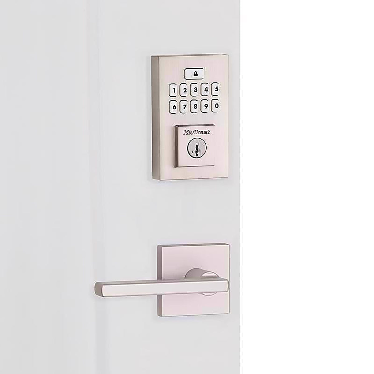 Kwikset - 992600-004 - SmartCode Satin Nickel Metal Electronic Deadbolt