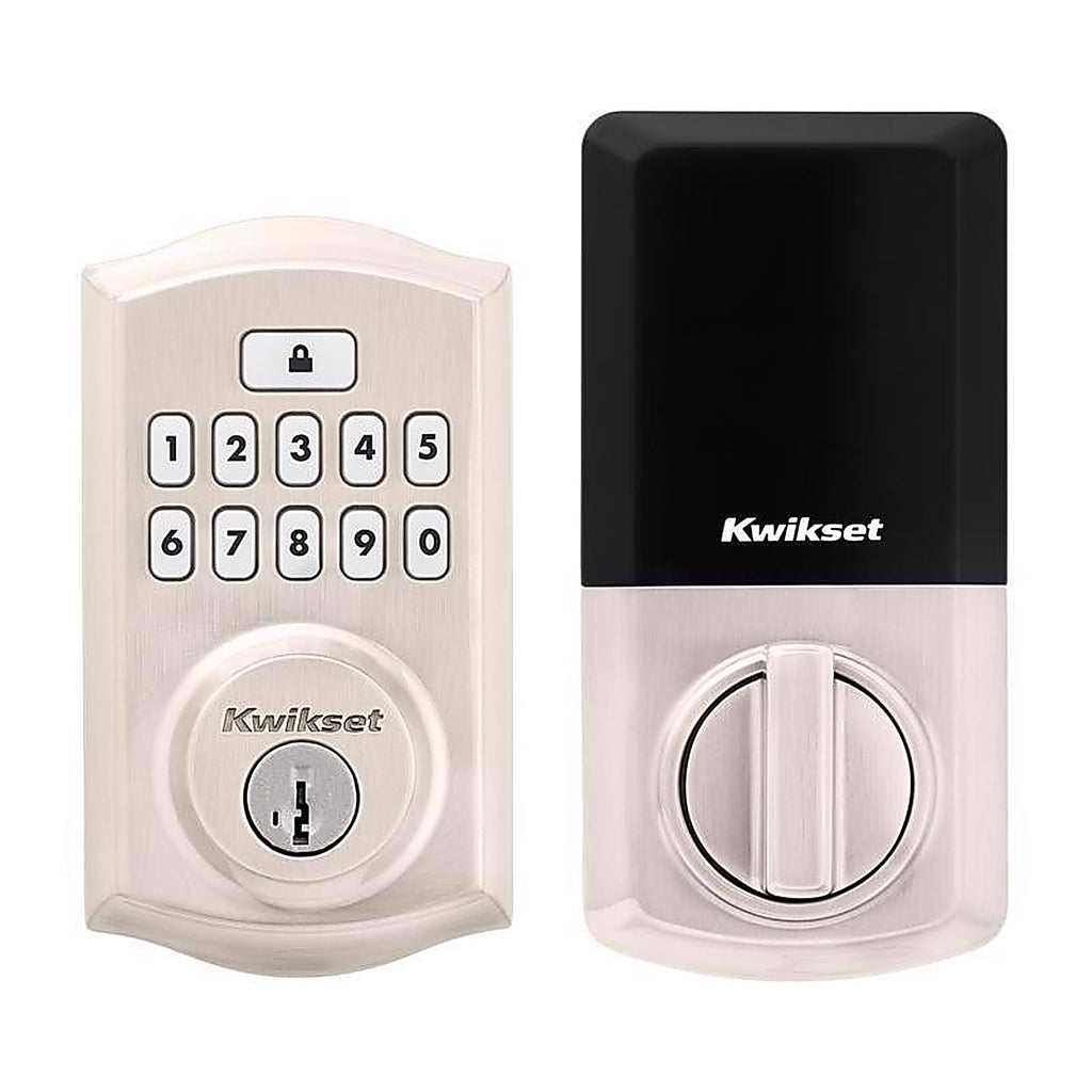 Kwikset - 992600-002 - SmartCode Satin Nickel Metal Electronic Deadbolt