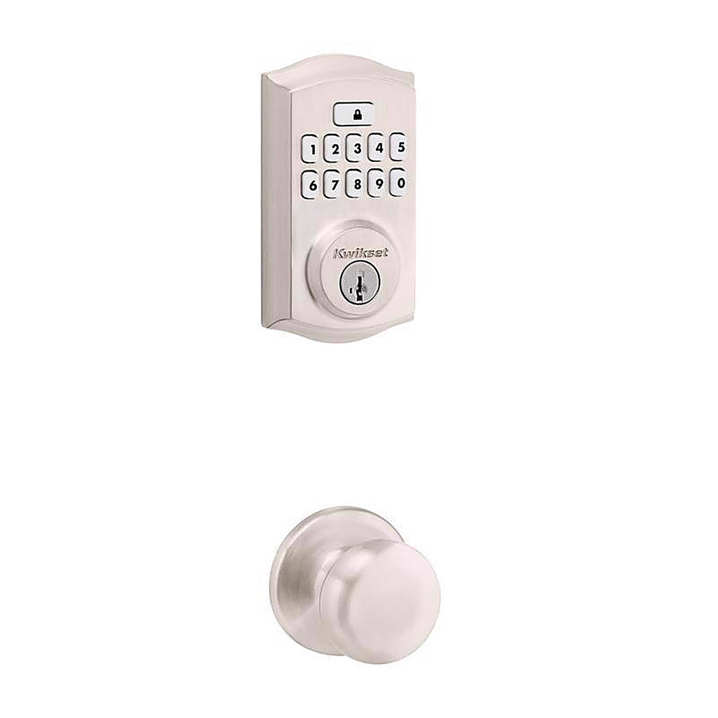 Kwikset - 992600-002 - SmartCode Satin Nickel Metal Electronic Deadbolt