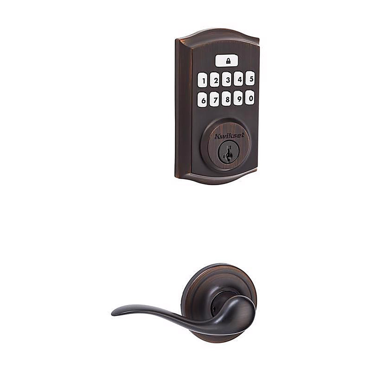 Kwikset - 992600-003 - SmartCode Venetian Bronze Metal Electronic Deadbolt