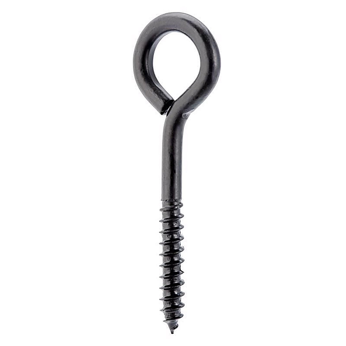 Wright - 02-3463-301 - 1/4 in. D X 3 in. L Black Steel Lag Screw Eye 150 lb 1 pk