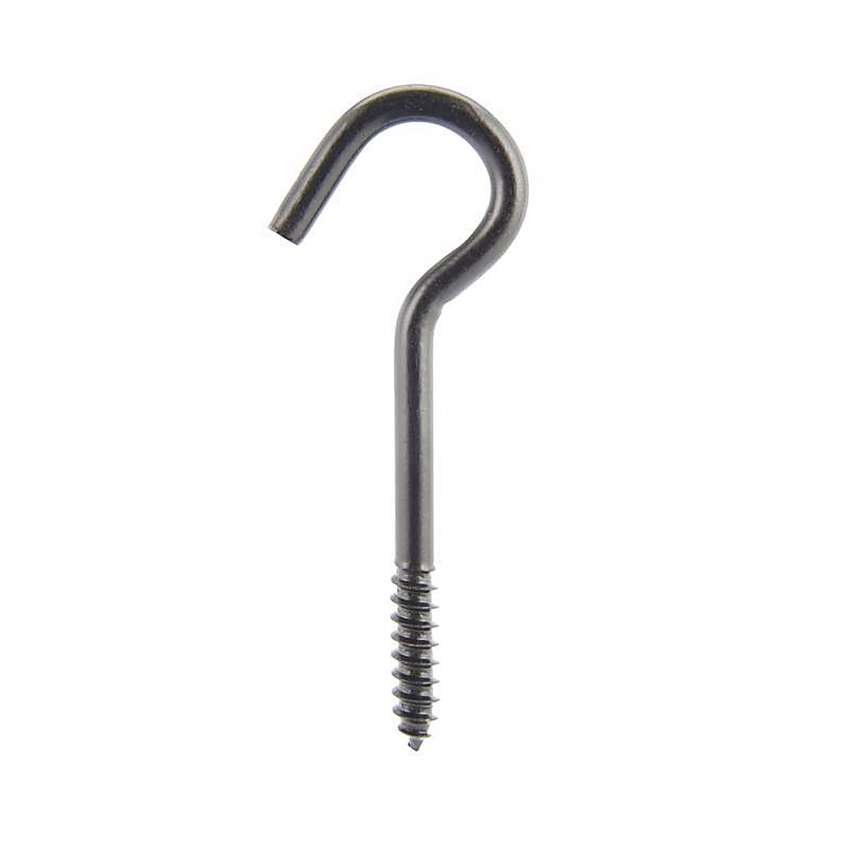 Wright - 02-3480-301 - Medium Matte Black Black Steel 5 in. L Ceiling Hook 100 lb 1 pk