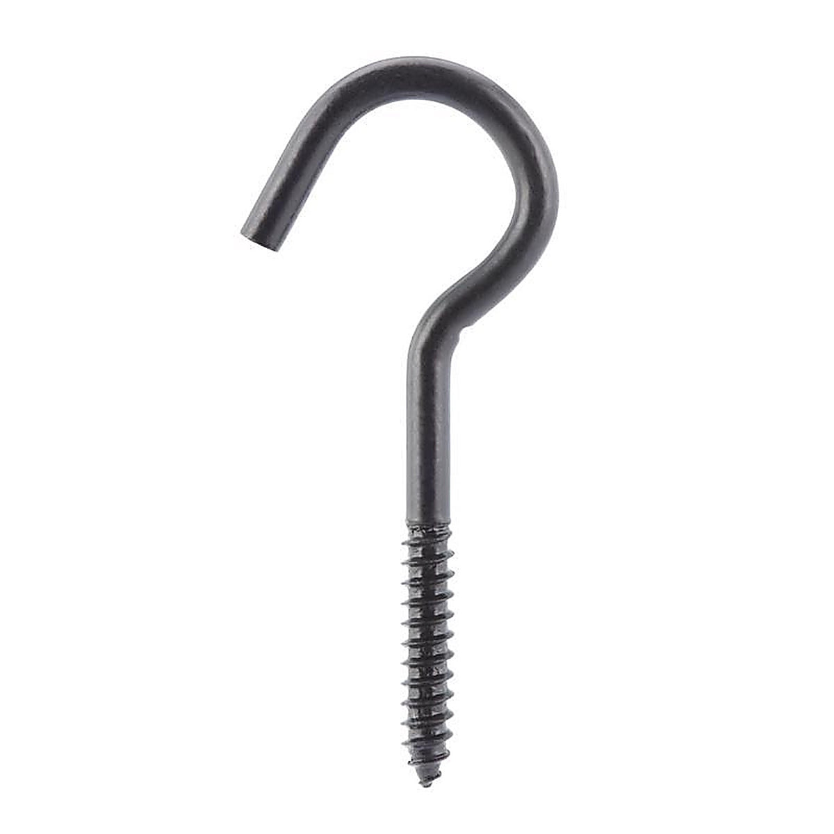 Wright - 02-3480-305 - Medium Matte Black Black Steel 4 in. L Ceiling Hook 100 lb 1 pk