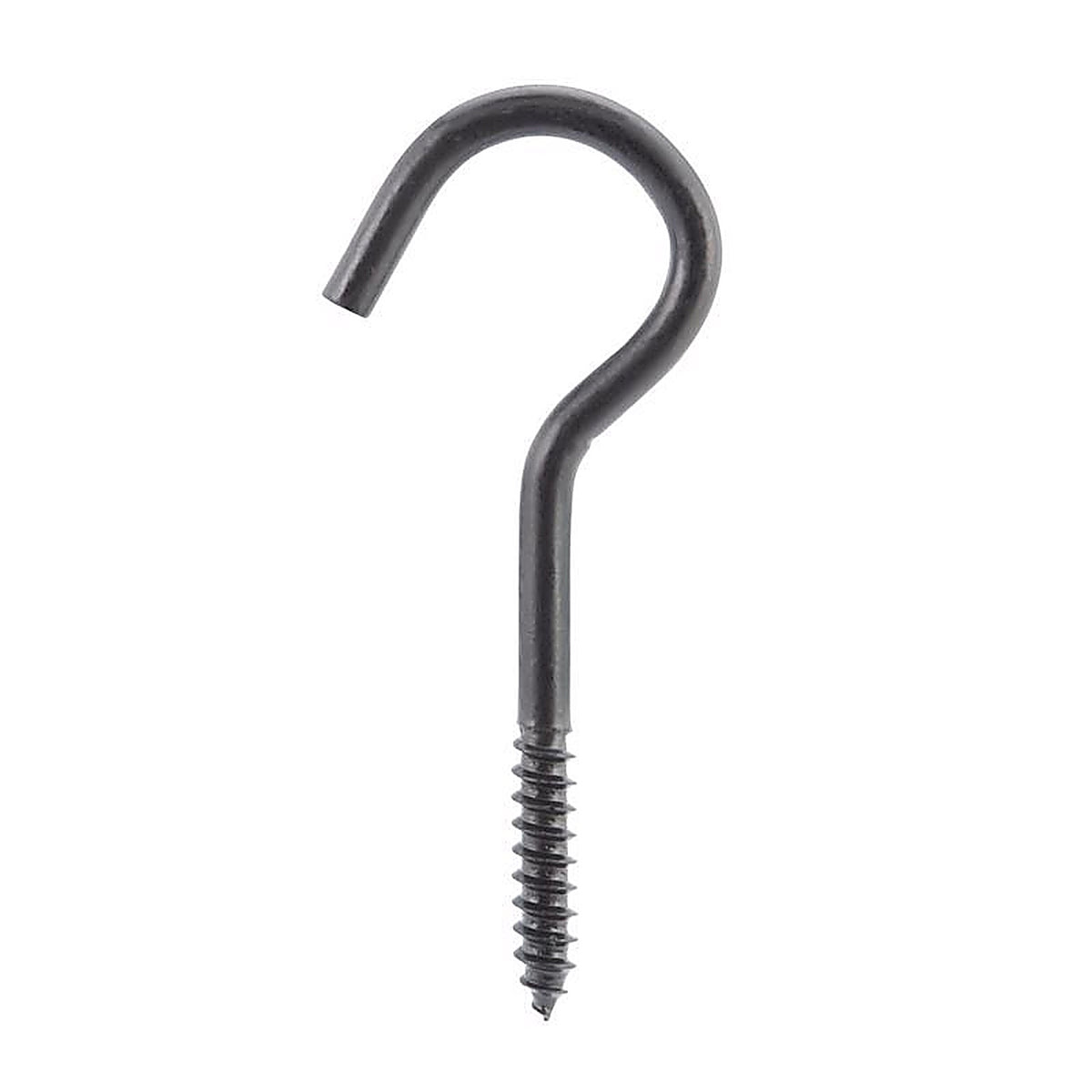 Wright - 02-3480-307 - Medium Matte Black Black Steel 3-7/8 in. L Ceiling Hook 80 lb 1 pk