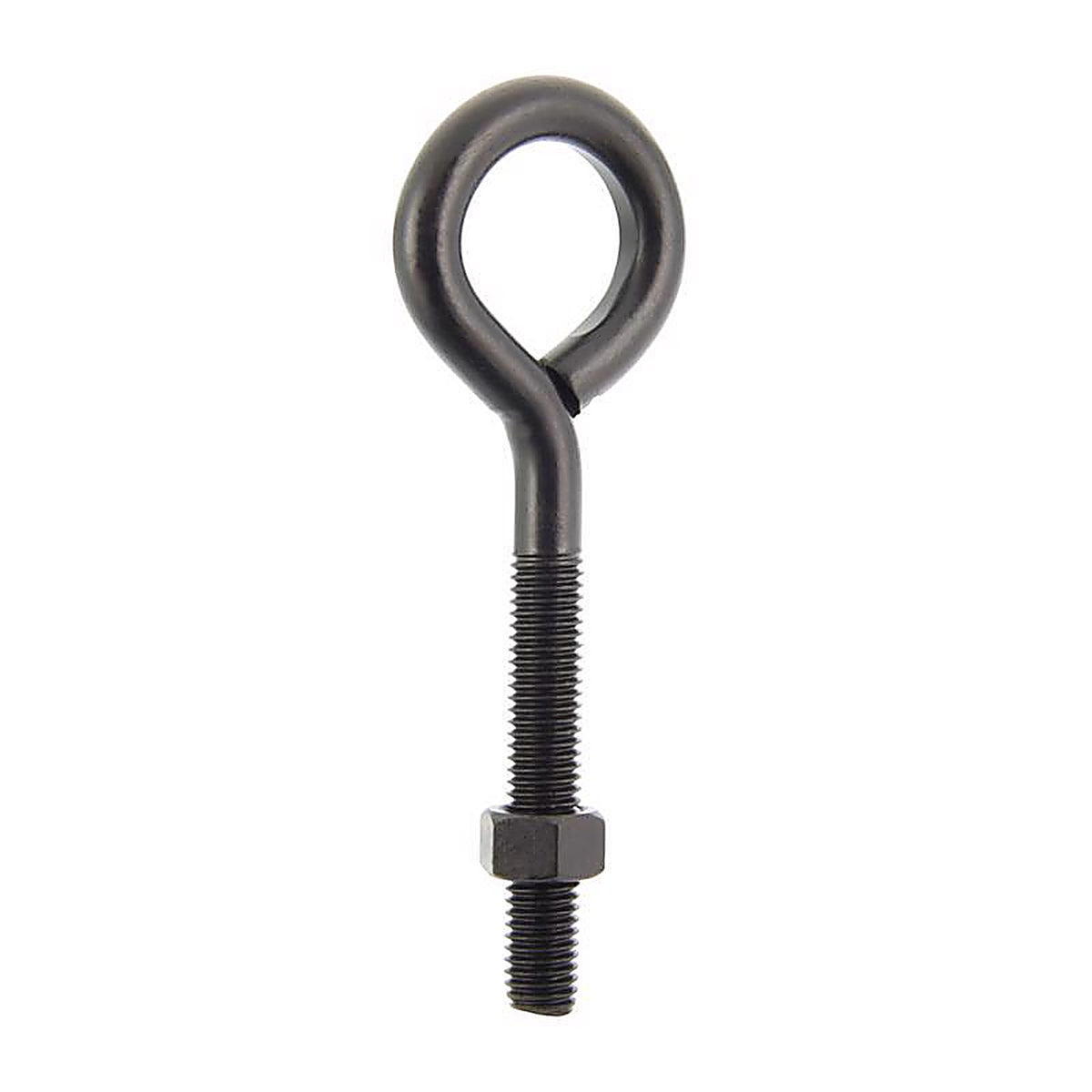 Wright - 02-3456-313 - 1/2 in. X 6 in. L Black Steel Eyebolt Nut Included