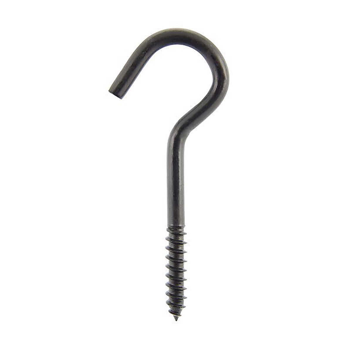 Wright - 02-3480-303 - Medium Matte Black Black Steel 4-9/16 in. L Ceiling Hook 160 lb 1 pk