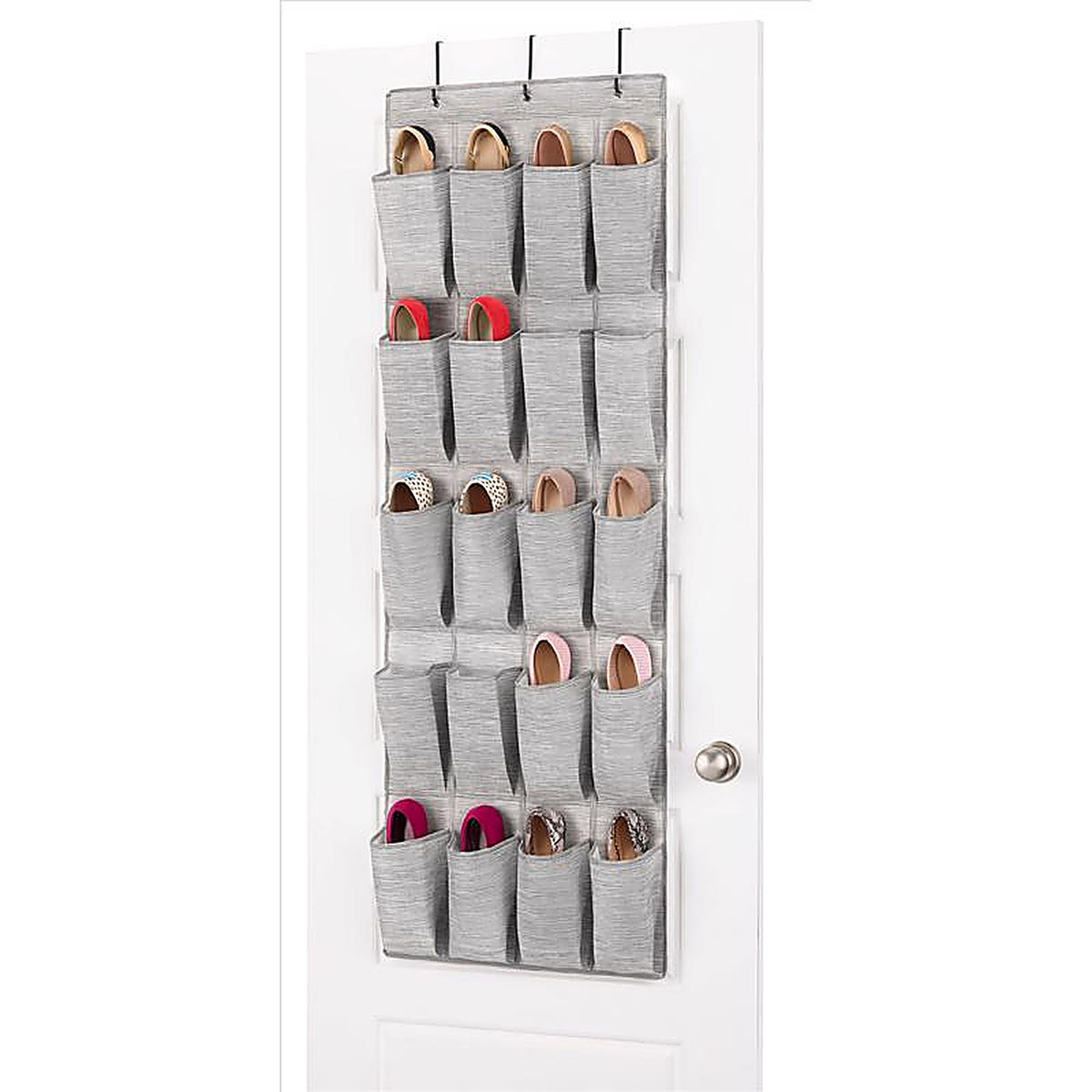 Whitmor - 5455-10-CTF - 54 in. H X 19 in. L Fabric Hanging Shoe Organizer