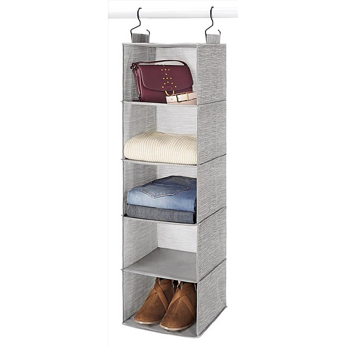 Whitmor - 5455-10197 - 35 in. H X 10 in. W X 10.75 in. L Fabric Closet Organizer