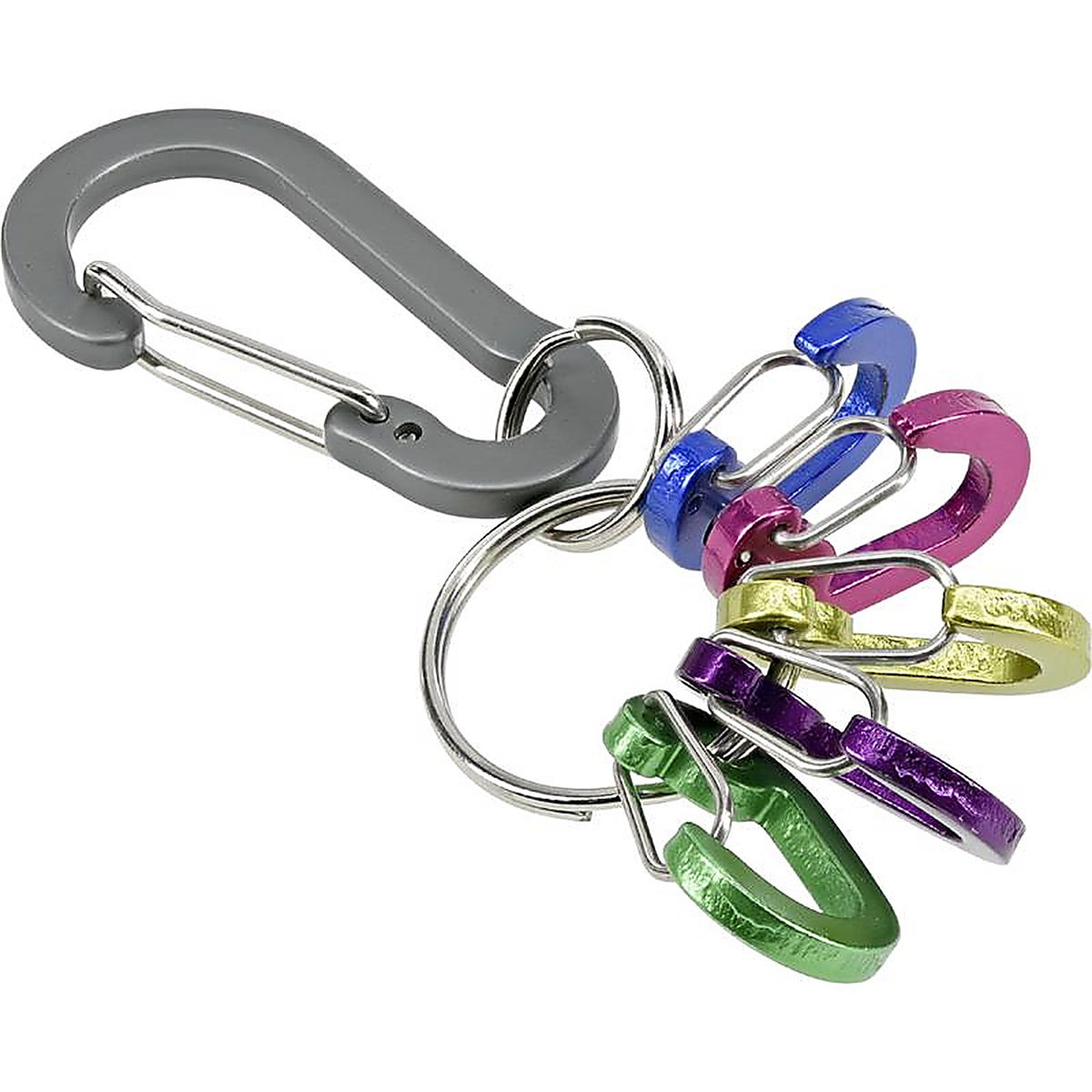 Hillman - 713188 - Aluminum Multicolored Clip/Hook Carabiner