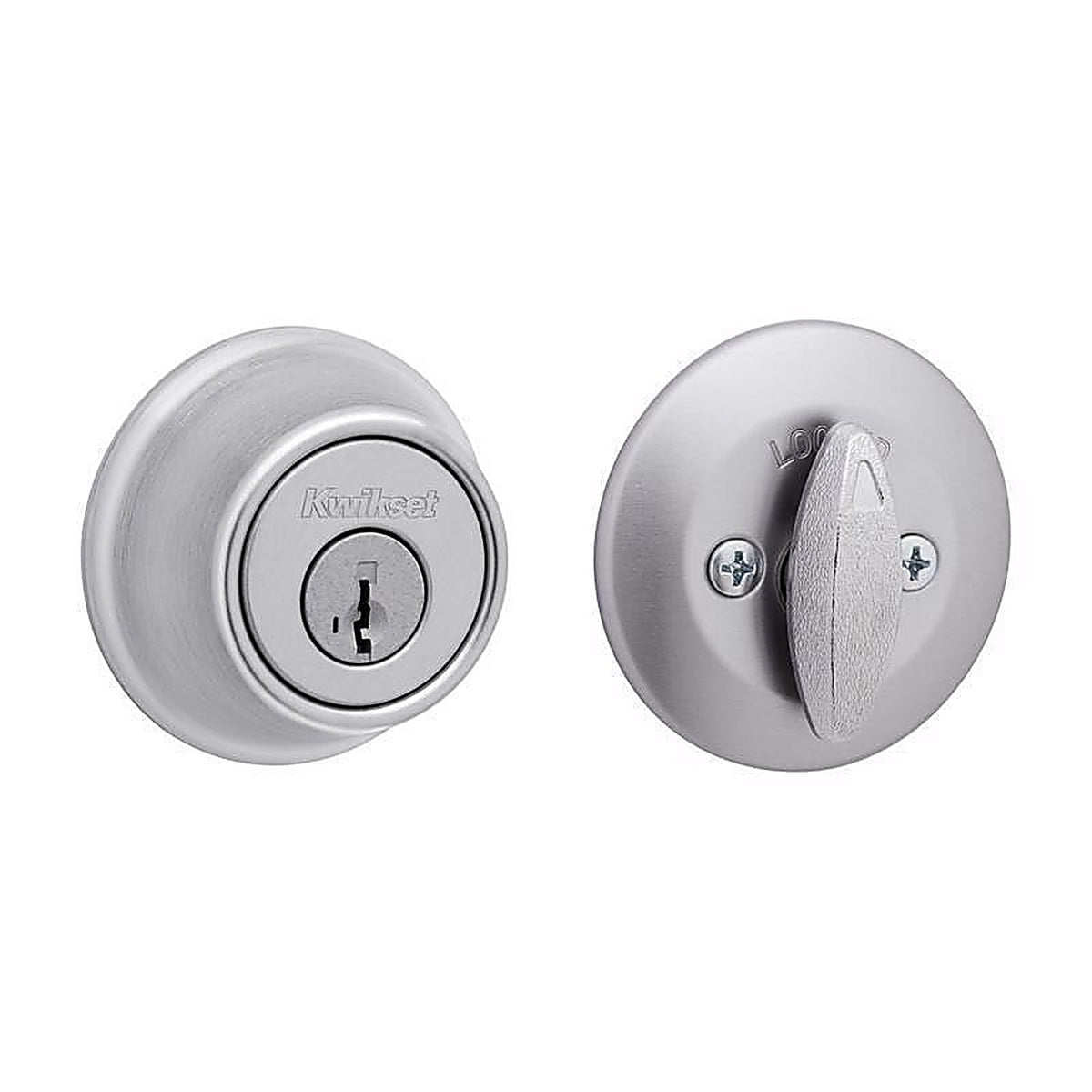 Kwikset - 96600-748 - SmartKey Security Satin Chrome Metal Single Cylinder Deadbolt