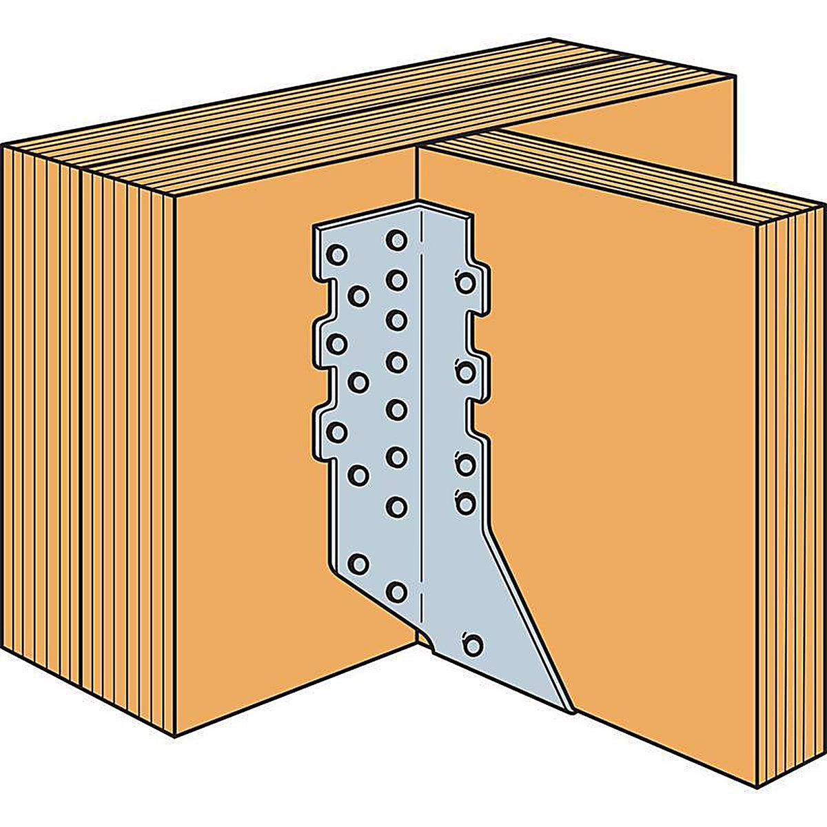 Simpson Strong-Tie - HUS1.81/10 - 8.87 in. H X 1.8 in. W 16 Ga. Steel Joist Hanger