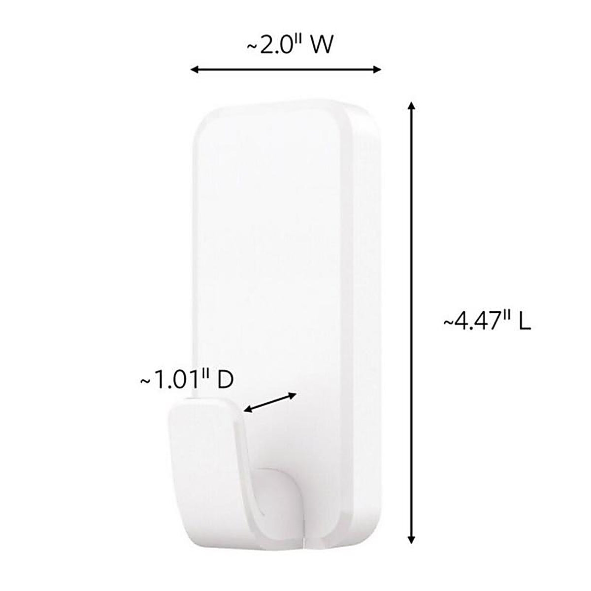 3M - 17010-ES - Command Extra Large Plastic Hook 4.47 in. L 1 pk
