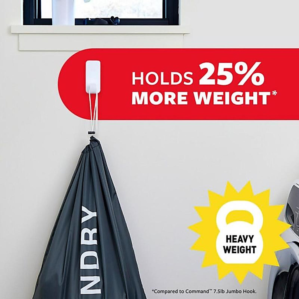 3M - 17010-ES - Command Extra Large Plastic Hook 4.47 in. L 1 pk