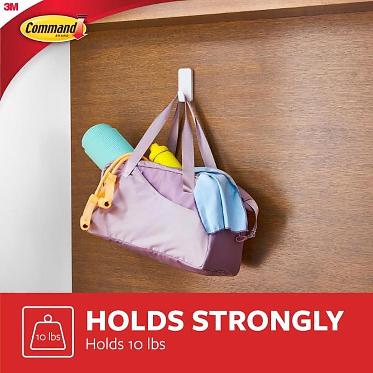 3M - 17010-ES - Command Extra Large Plastic Hook 4.47 in. L 1 pk