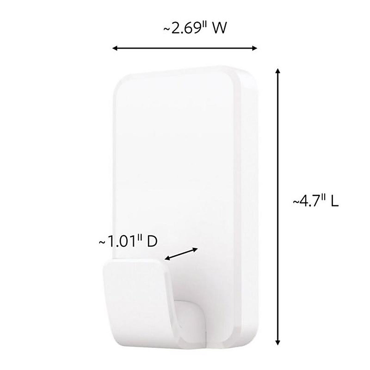 3M - 17011-ES - Command Extra Large Plastic Hook 4.7 in. L 1 pk