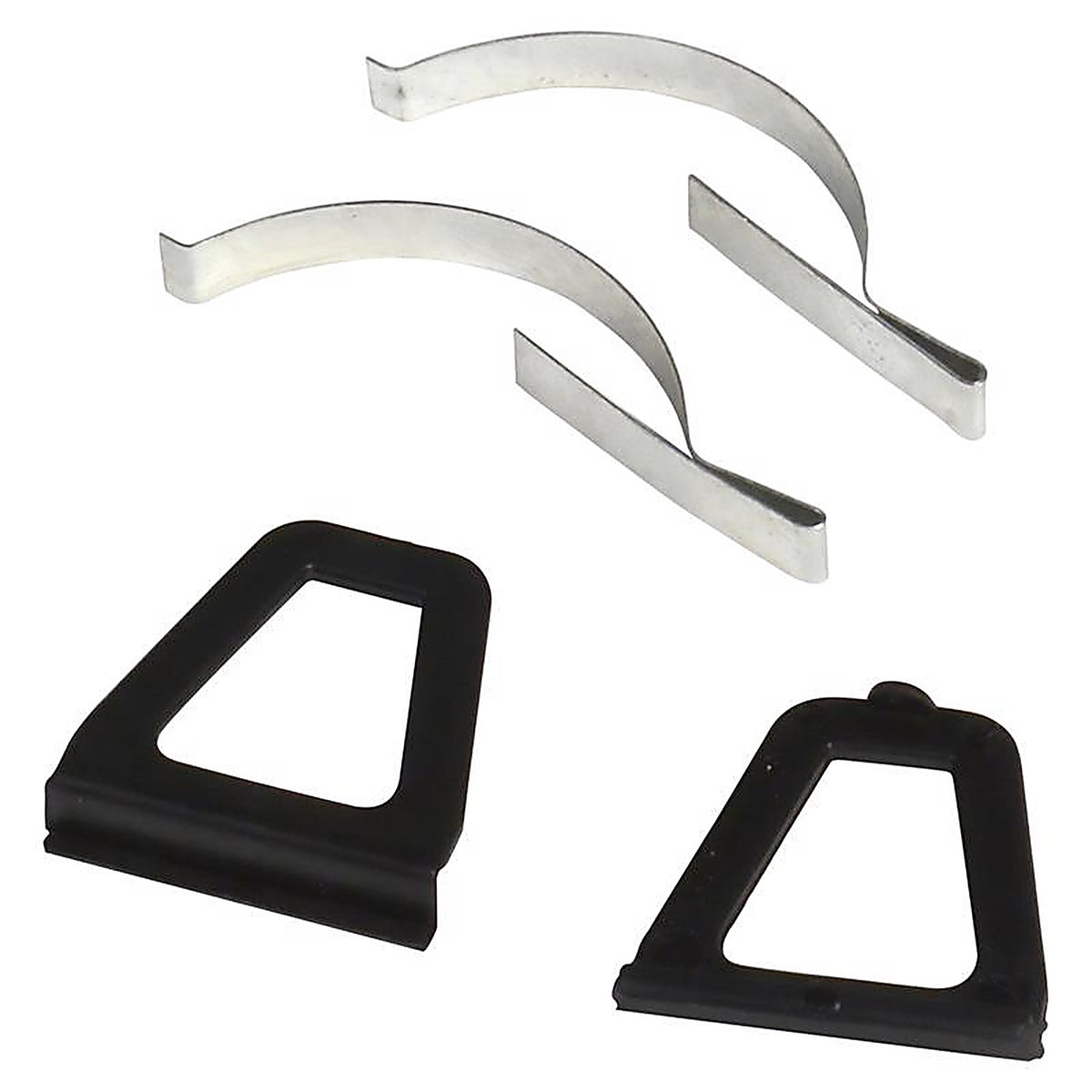Phifer Wire - 3021666 - Black Aluminum 3 in. W X 6 in. L Pull Tab with Corner Springs 1 pk