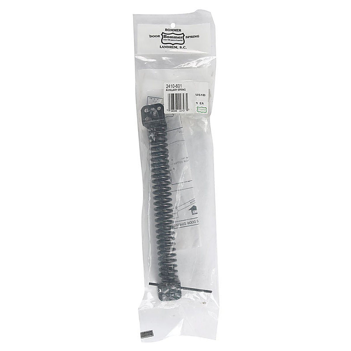 Prime-Line - RG18504 - 1.5 in. Dia. x 9 in. L Black Steel Gate Spring