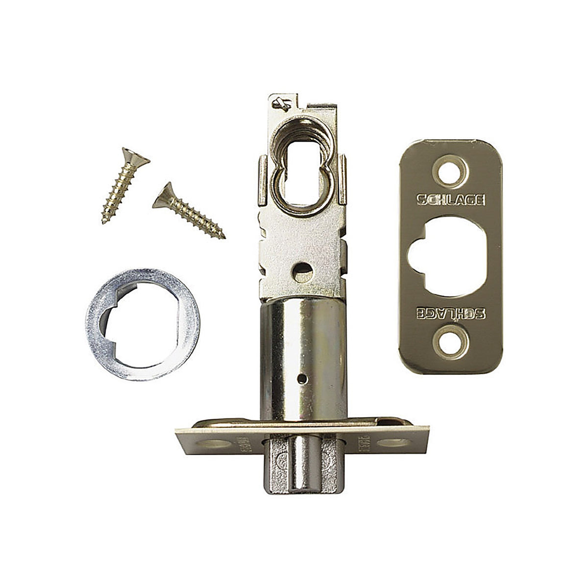 Schlage - 40-251-605 - Bright Brass Steel Dead Latch 1 pk