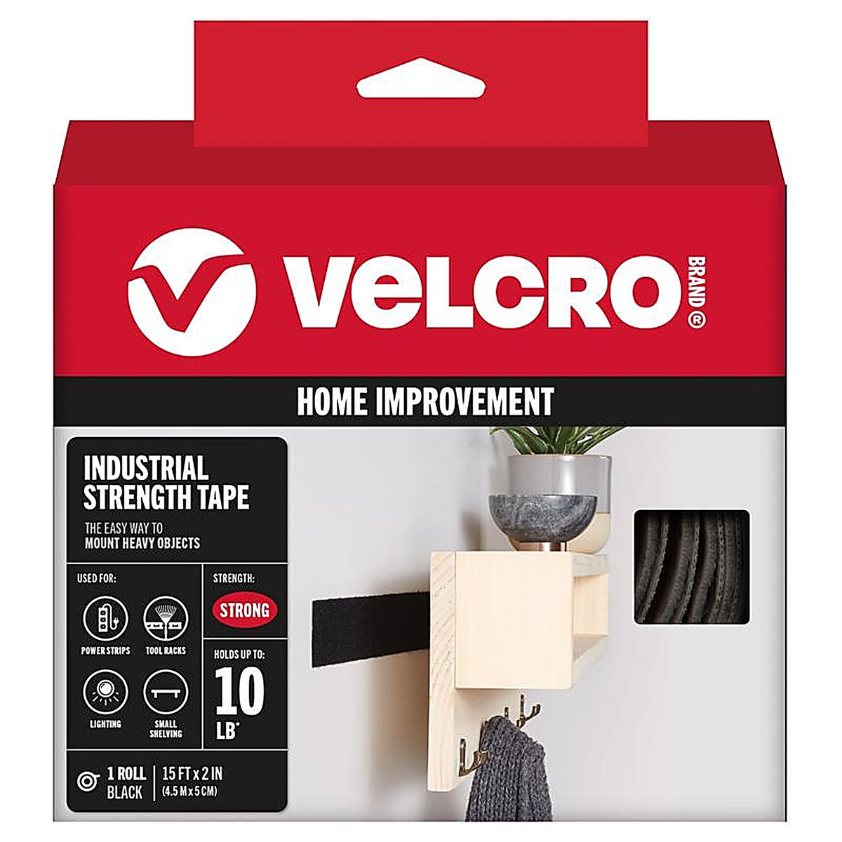Velcro - 90197 - Hook and Loop Fastener 180 in. L - 1/Pack