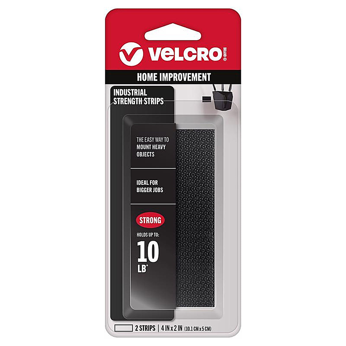 Velcro - 90199 - Hook and Loop Fastener 4 in. L - 2/Pack