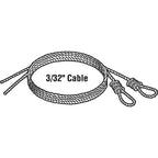 Prime-Line - GD52263 - 75 lb. Torsion Spring Cable 104 in. L