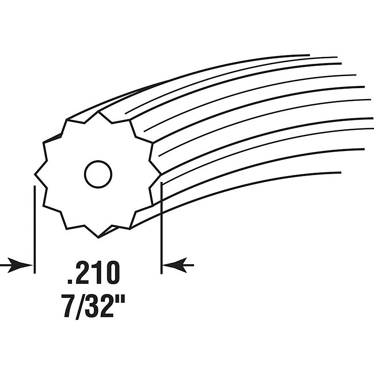 Prime-Line - P7595 - 0.21 in. Dia. x 250 ft. L Screen Spline