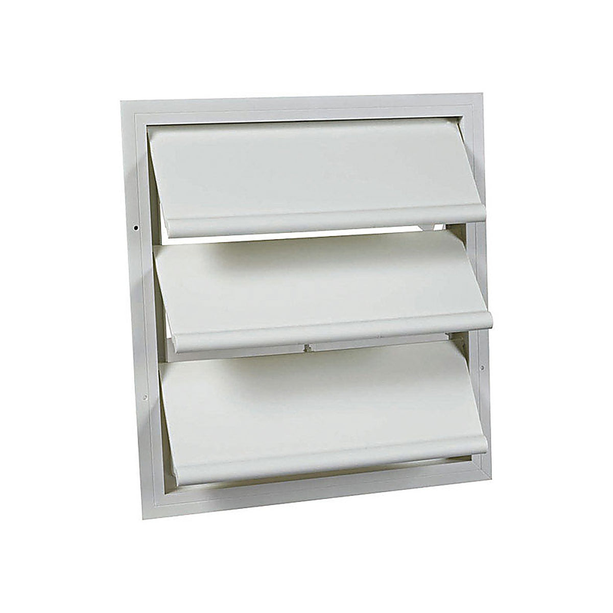 Air Vent - 54703 - 16 in. H x 17.5 in. W x 17.8 in. L White Plastic Automatic Gable Shutter