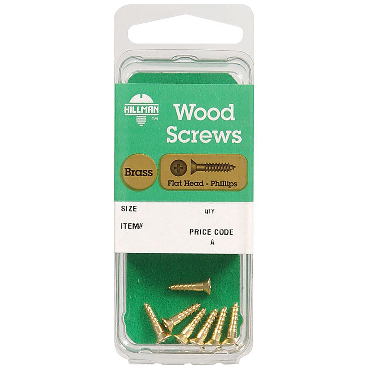 Hillman - 7290 - No. 10 x 2 in. L Phillips Wood Screws - 2/Pack
