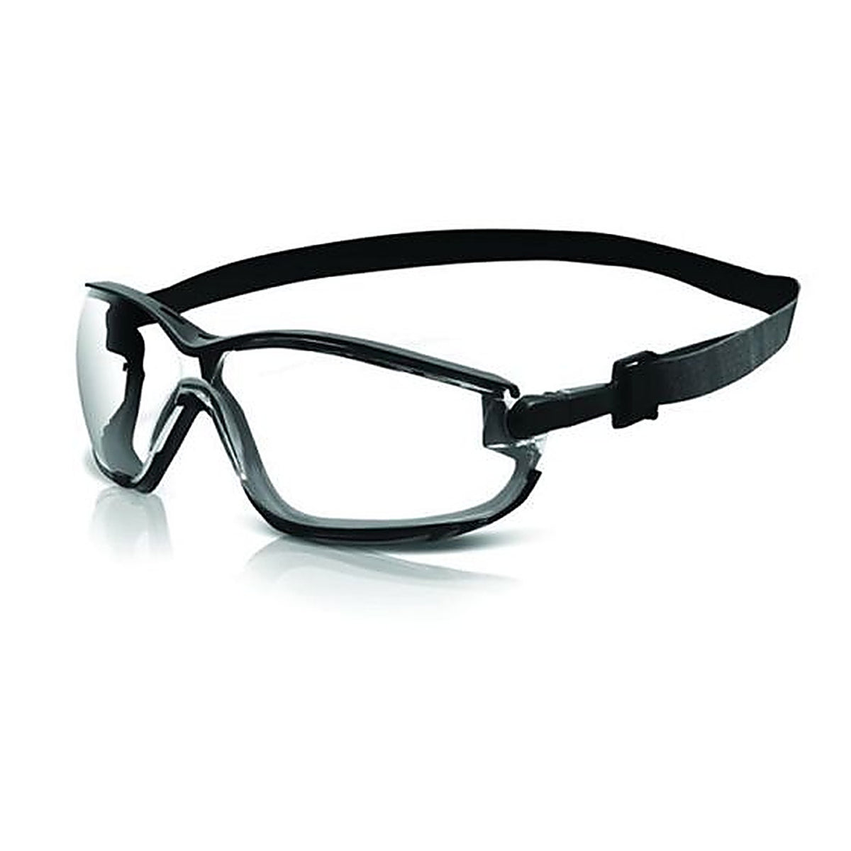 SAS Safety - 5103 - Black Frame Gloggles with Clear Lens