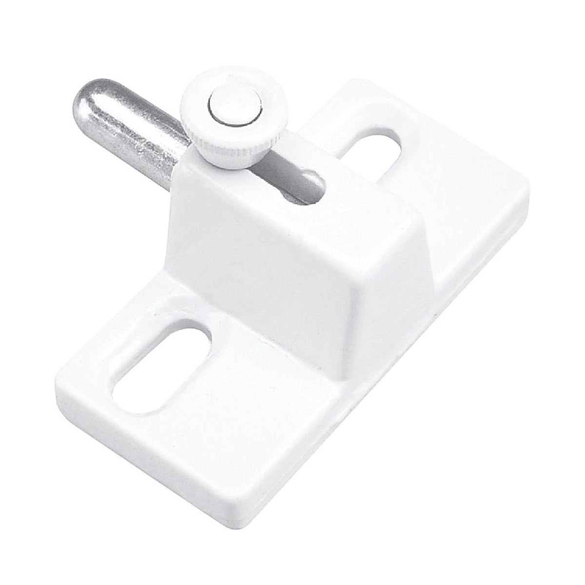 Prime-Line - U9867 - White Die-Cast Zinc Sliding Door and Window Lock - 1/Pack