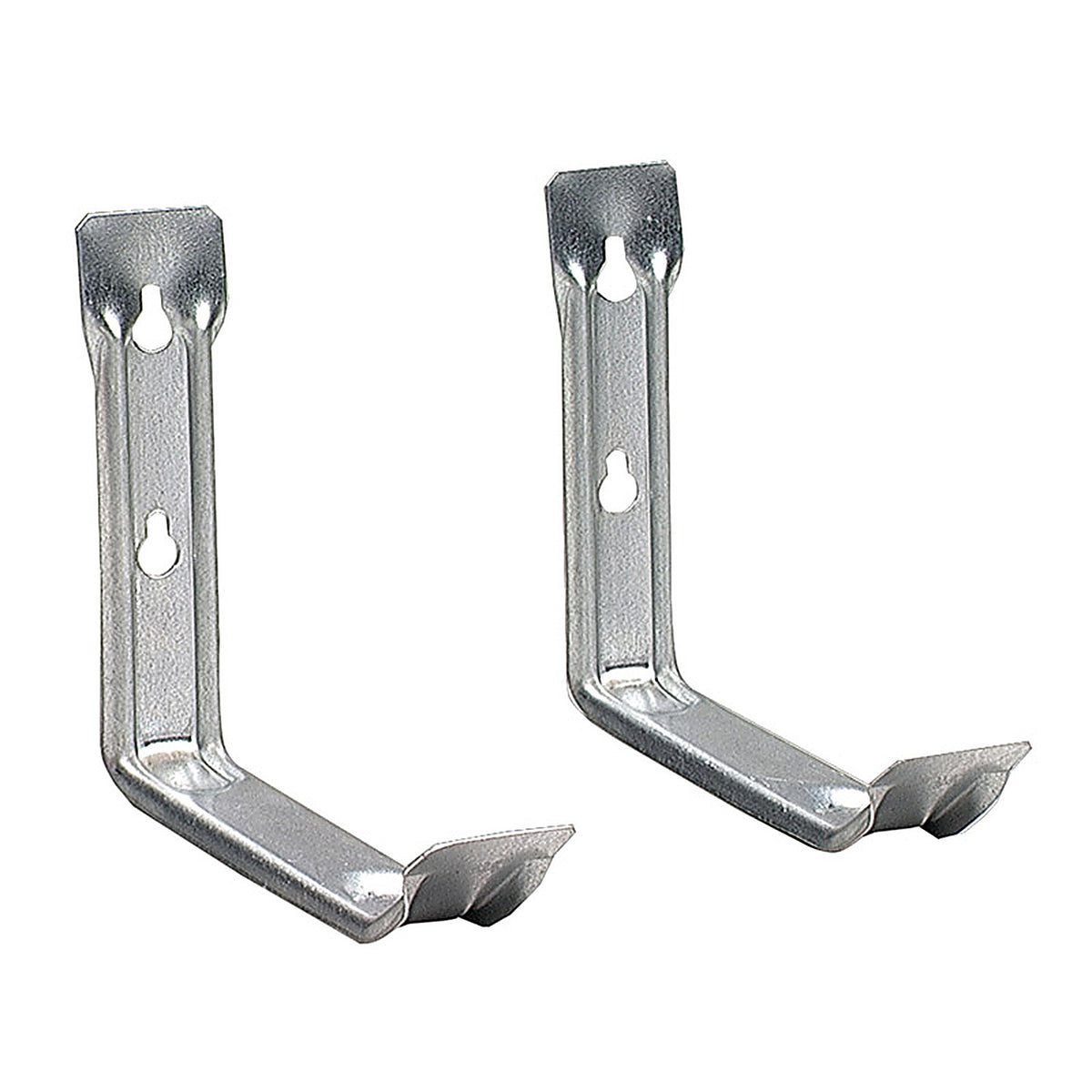 Crawford - UHS3 - 5.27 in. L Silver Steel Medium Utility Ladder Hook 20 lb. capacity - 2/Pack