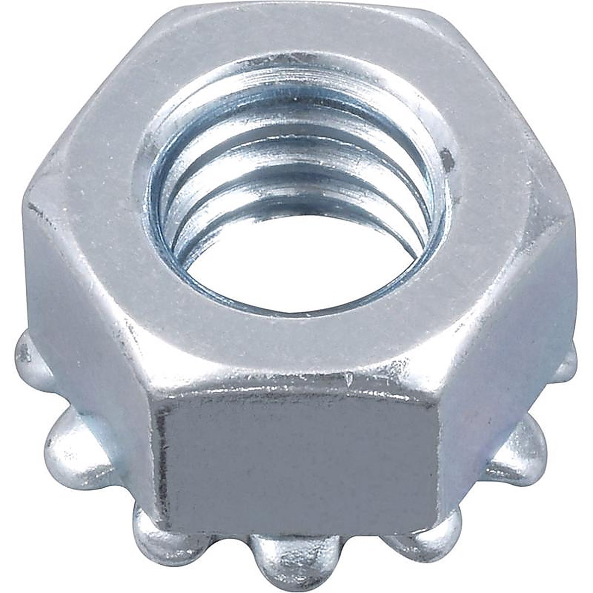 Hillman - 180267 - #6 Zinc-Plated Steel SAE Keps Lock Nut - 100/Pack