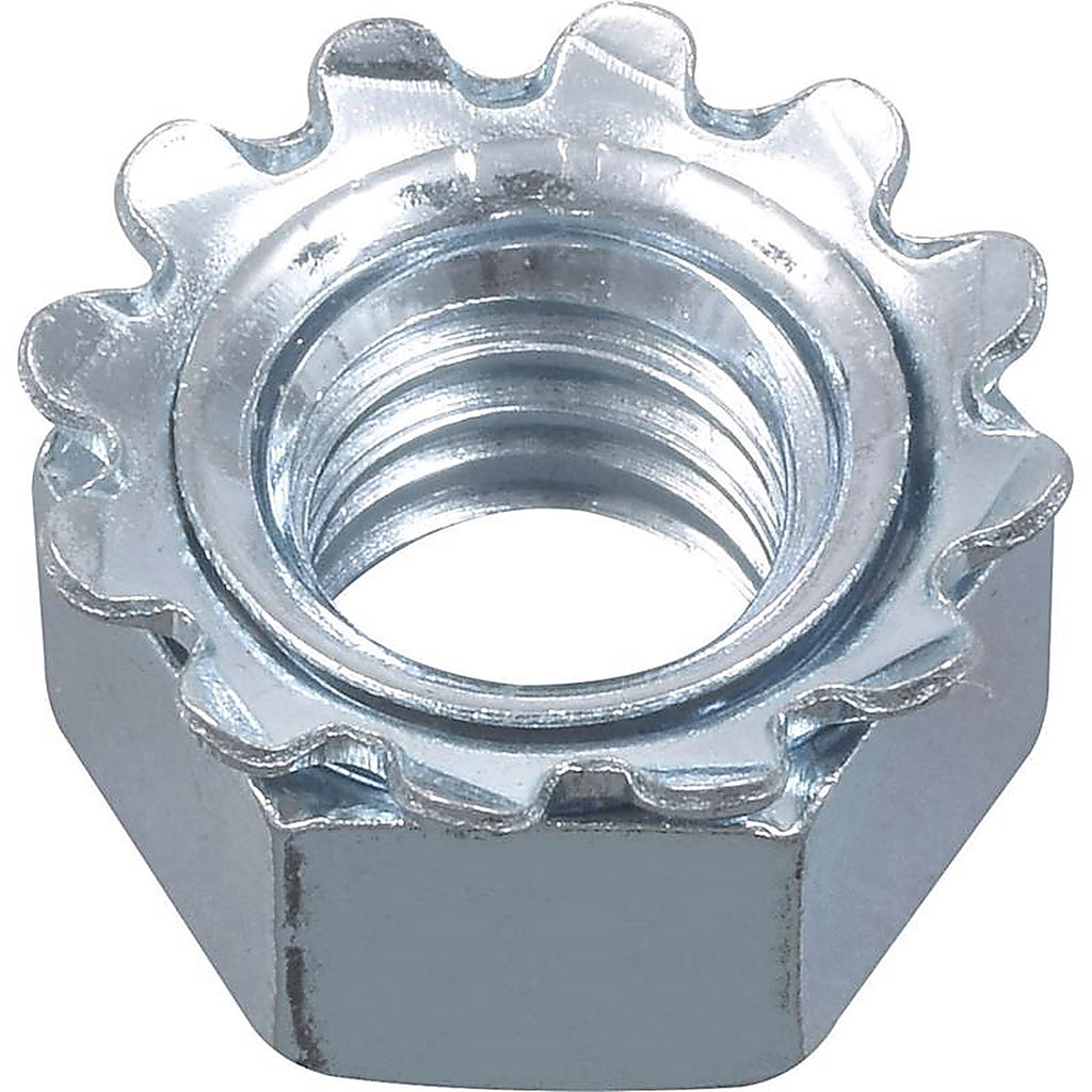 Hillman - 180267 - #6 Zinc-Plated Steel SAE Keps Lock Nut - 100/Pack