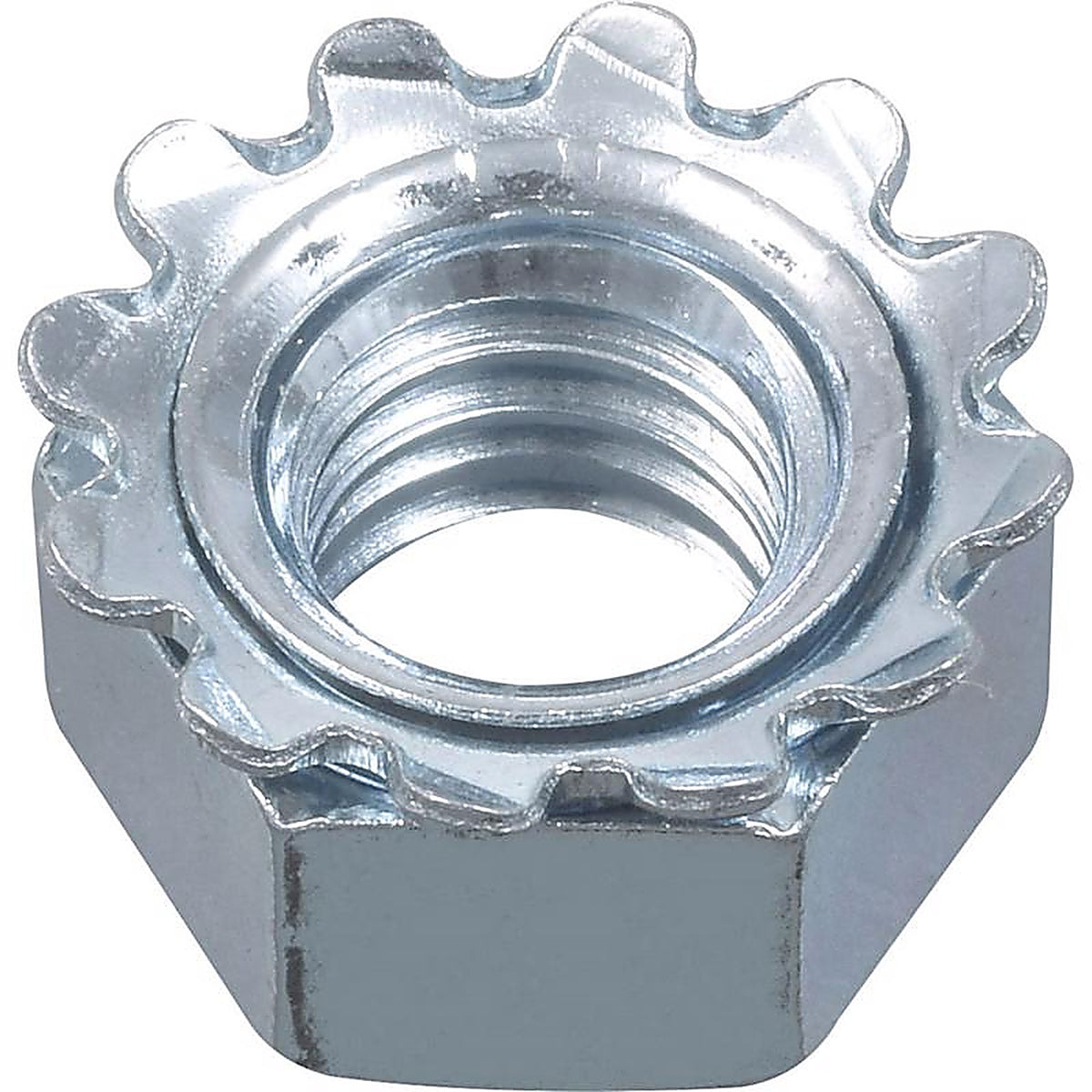 Hillman - 180267 - #6 Zinc-Plated Steel SAE Keps Lock Nut - 100/Pack