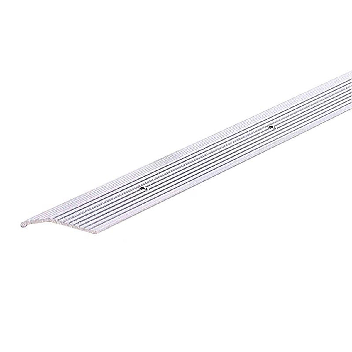 M-D - 78071 - 0.3 in. H x 36 in. L Prefinished Silver Aluminum Carpet Trim